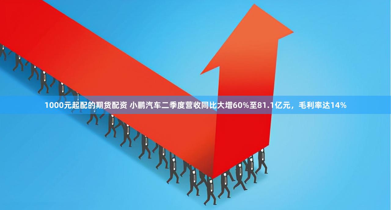 1000元起配的期货配资 小鹏汽车二季度营收同比大增60%至81.1亿元，毛利率达14%